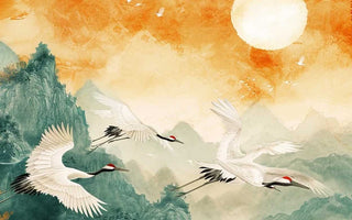 Crane Motifs in Oriental Art: A Fusion of Longevity, Auspiciousness and Aesthetics
