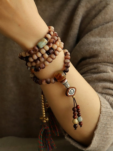 108 Mala Beads  Soul Ally  – Camel Bone, Lucky Energy, Spiritual Power