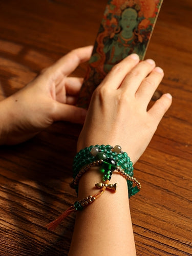 Serenity Mala – Purity Energy 108 Mala Beads Necklace & Bracelet