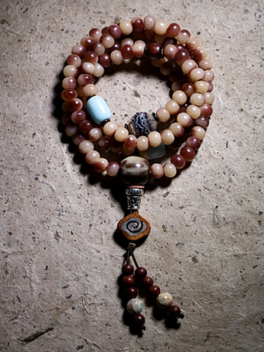 108 Mala Beads  Soul Ally  – Camel Bone, Lucky Energy, Spiritual Power