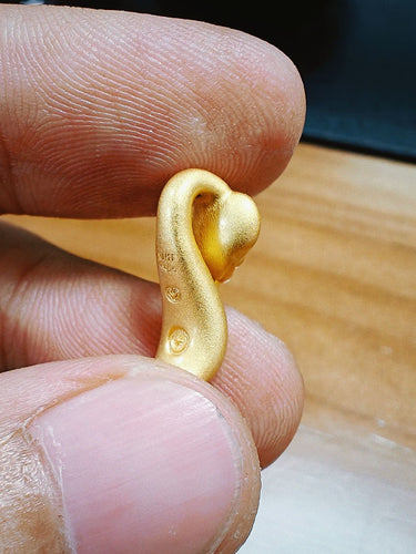 Ram Spirit Guardian Pendant | Gold-Plated Sterling Silver Totem for Protective Energy