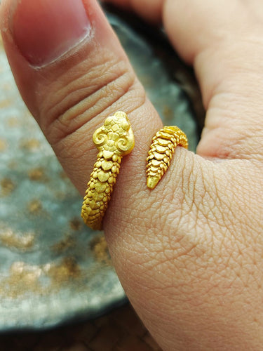 Serpent Guardian Ring | Symbol of Wisdom and Protection