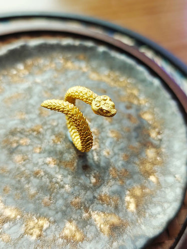 Serpent Guardian Ring | Symbol of Wisdom and Protection