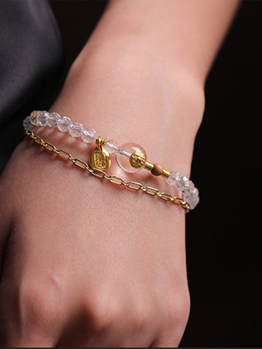 Serenity Bracelet – Clear Quartz for Inner Peace and Healing