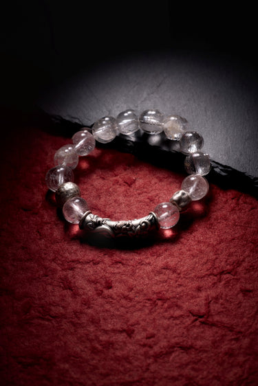 White Crystal Healing Energy Bracelet