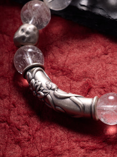 White Crystal Healing Energy Bracelet