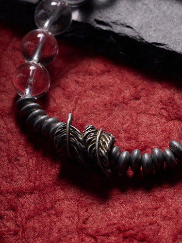 Clear Quartz Peace Energy Bracelet