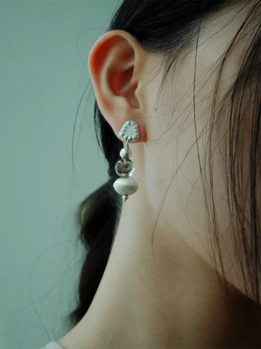 Lucky Charm Earrings – Green Phantom Quartz for Prosperity and Luck