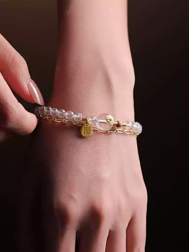 Serenity Bracelet – Clear Quartz for Inner Peace and Healing