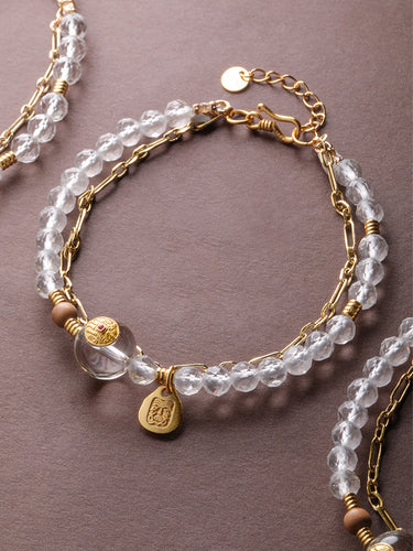Serenity Bracelet – Clear Quartz for Inner Peace and Healing