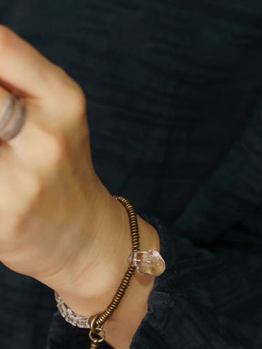 Clarity Bracelet – Clear Quartz for Peace Energy and Mental Clarity