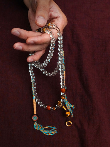 Sacred Clarity 108 Mala Necklace