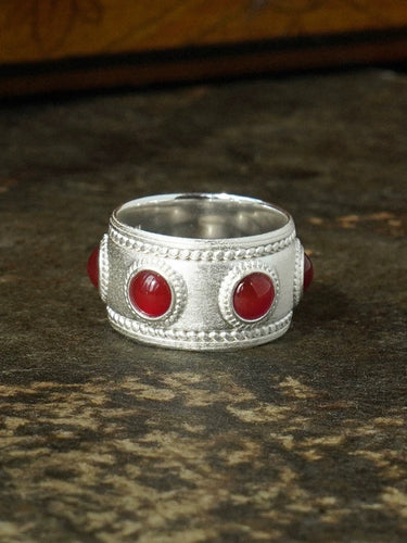 Empowerment Red Agate Ring