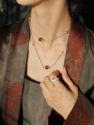 Empowerment Red Agate Ring