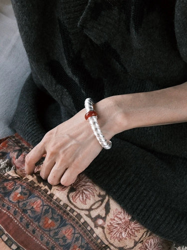 Red Agate Serenity Bracelet