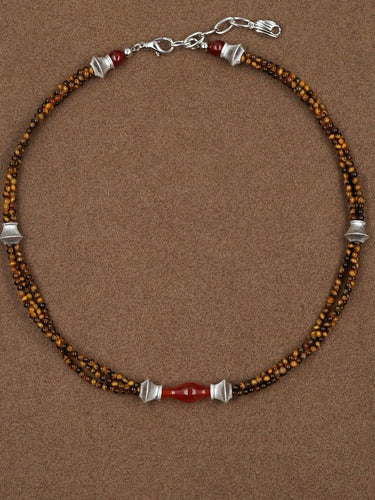 Serenity Red Agate Necklace