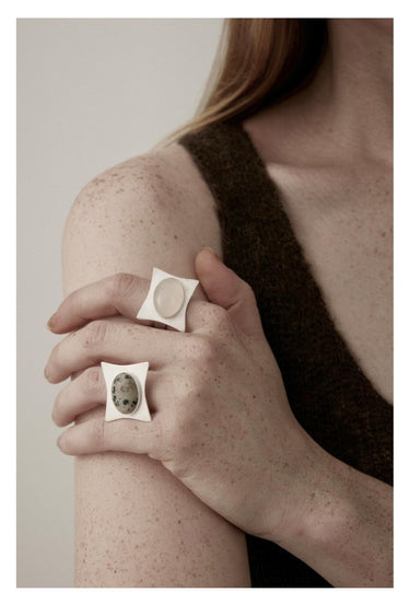 Sacred Roots Gemstone Rings