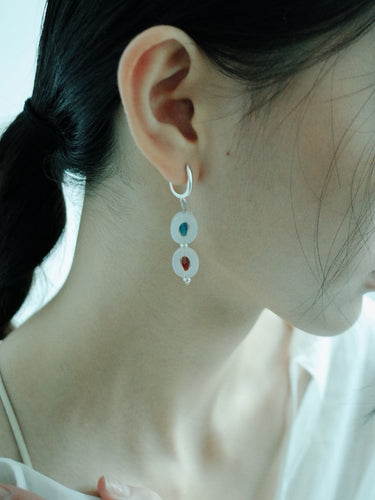 Balance Flow Gemstone Earrings