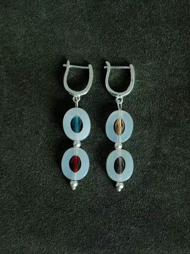 Balance Flow Gemstone Earrings