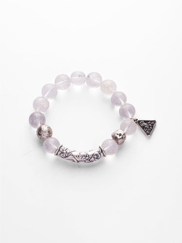 White Crystal Healing Energy Bracelet