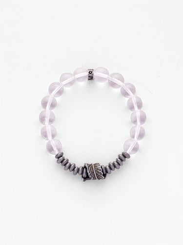 Clear Quartz Peace Energy Bracelet