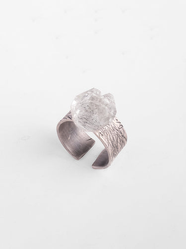 Eternal Clarity Raw Quartz Ring