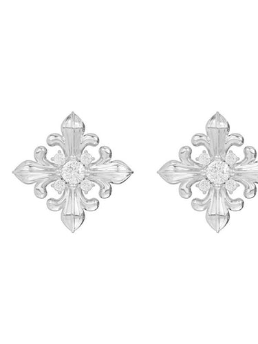 Freedom Symbol Gold-plated  Iris Stud Earrings