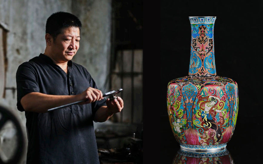 Xiong Songtao, Master of Cloisonné Enamel Eight Wonders of Yanjing