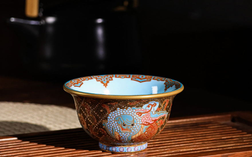 Artistry in Every Sip: Celebrating the Craftsmanship of Enamel Tea Sets