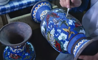 Refined Elegance: The Enchanting World of Enamel Ceramic Vases