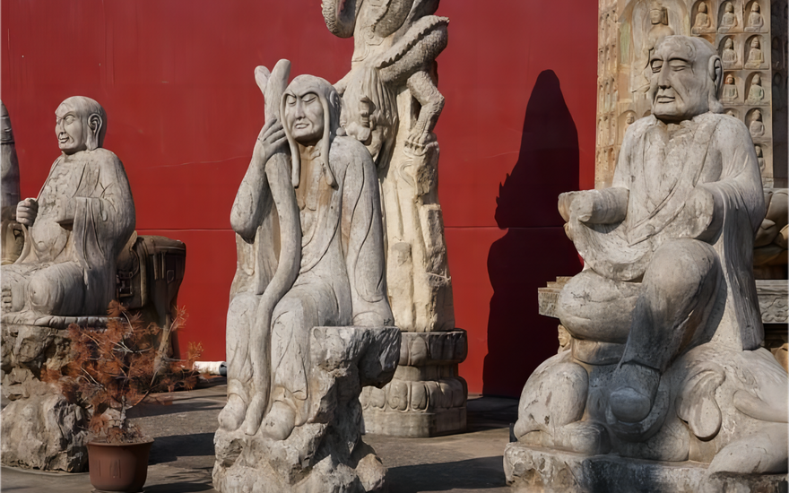 The Ritualistic Attire: Costume of Stone Buddha