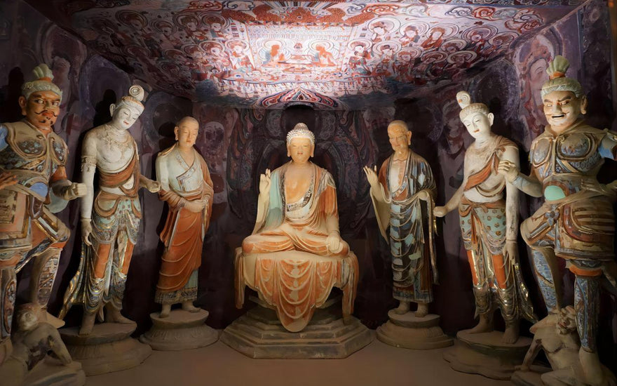 Artistic Insights: Teaching Buddha Statues