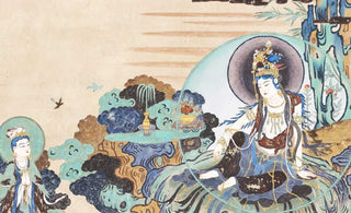 The Serene Gaze: Capturing the Transcendence of the Water-Moon Bodhisattva