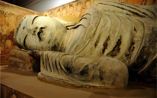 The Serene Rest: Reclining Buddha Art