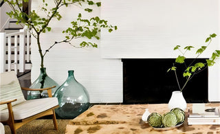 Down to Earth: Grounding Zen Living Rooms with Natural Elements