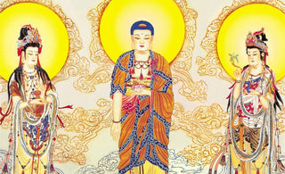 The Three Western Saints Buddha Statue: Icons of Compassion, Wisdom, and Protection