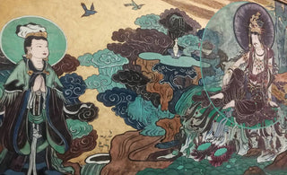 A Divine Reflection: Exploring the Beauty of the Bodhisattva in the Water-Moon Form
