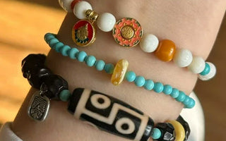 Tortoise Shell Rosary of Tibet: Unveiling the Unique Patterns in Tibetan Bracelet Design