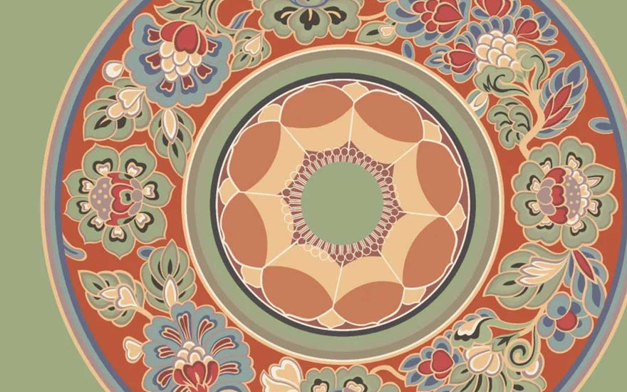 Captivating Mosaics: Dunhuang Symbolic Tile Patterns on Pottery