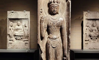 The Cultural Heritage: Tang Dynasty Stone Buddha with Backrest