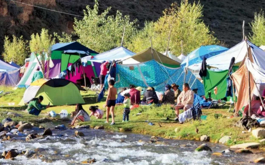 Taking advantage of nature’s gift in the Bathing festival: A ‘holy bath’ considered to heal disease and rid them of misfortune