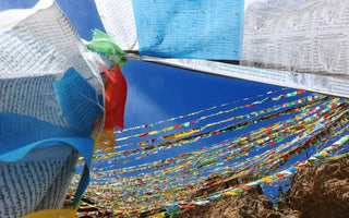 Whirlwind of Colors: The Craftsmanship Behind Prayer Flag Creation