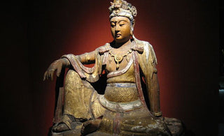 Wood Carving Buddha: An Inch Mottled, A piece of History
