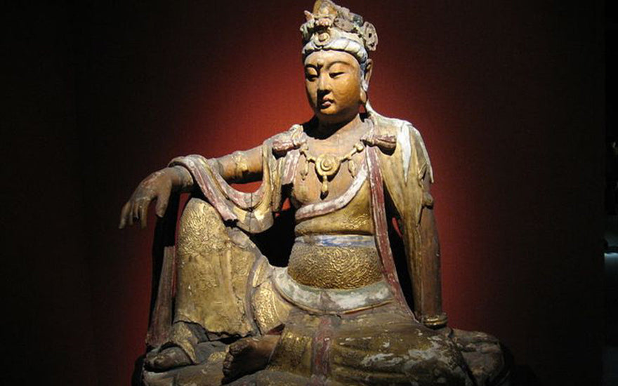 Wood Carving Buddha: An Inch Mottled, A piece of History
