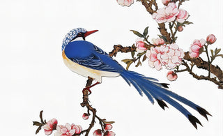  Botanical Charm: Jiangnan Porcelain's Elegance in Floral and Avian Motifs