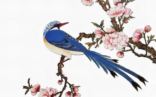  Botanical Charm: Jiangnan Porcelain's Elegance in Floral and Avian Motifs