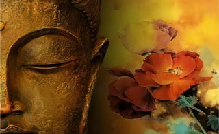 Botanical Grace: Flower Adornments on Buddha Statues