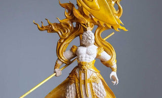 The Transcendent Monkey King: Unveiling the Iconic Wukong in White Jade Marble Buddha Statues