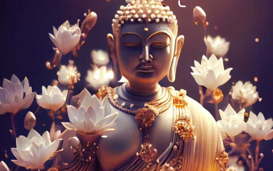 The Serene Pose: Discovering the Lotus Sculpture Buddha Statue