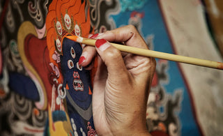 From Sketch to Sacred: Exploring the Process of Creating Thangka Paintings